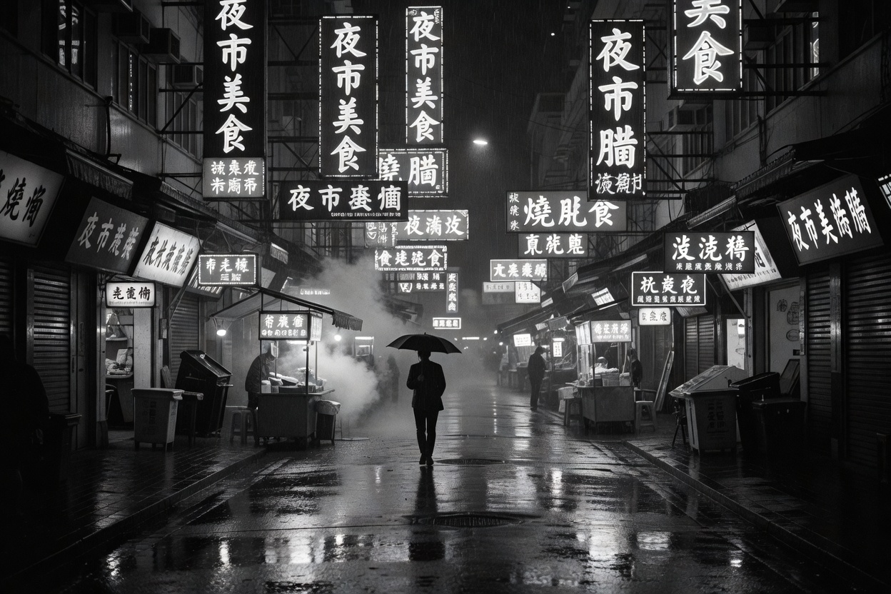 Hong Kong at night